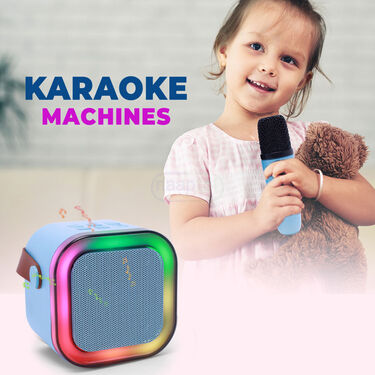 Colorful Bluetooth Karaoke Speaker With 2 Wireless Mic (KBS2)