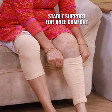 Knee Cap with Free Pack of 12 Herbal Knee Patches (KCP)