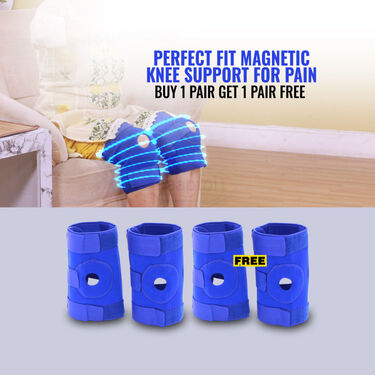 Perfect Fir Magnetic Knee Support For Pain Relief Buy 1 Pair Get 1 Pair (KS04)