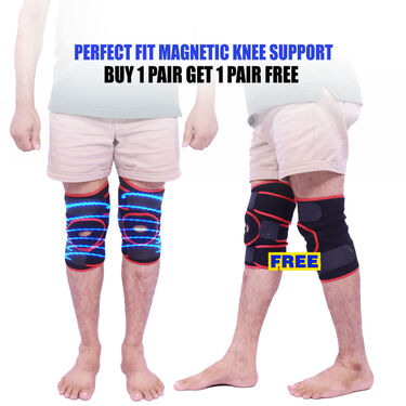 Perfect Fit Magnetic Knee Support Buy 1 Pair Get 1 Pair (KS05)
