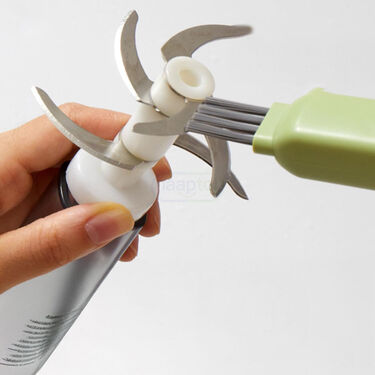 3 In 1 Cleaning Brush With Knife Sharpner (KS4)