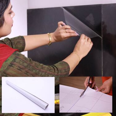 Easy Clean Transparent Kitchen Wall Sticker(KTS1)