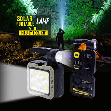 Solar Portable Lamp with Inbuild Tool Kit (L78)