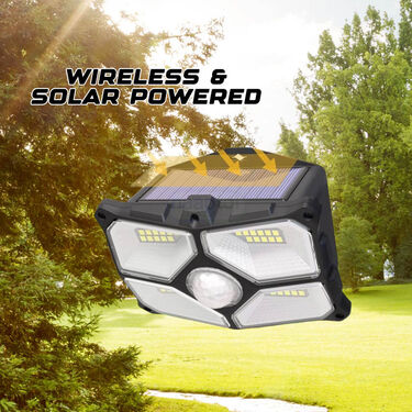 40 LED Wireless Solar Motion Sensor Security Wall Light (L79)