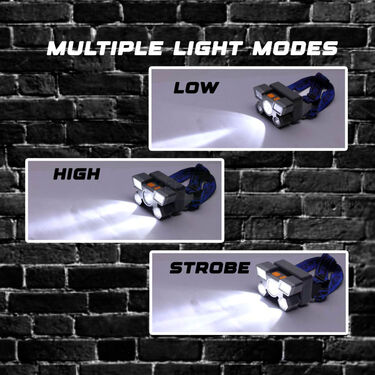 5 LED High Light USB Rechargeable Head Lamp (L80)