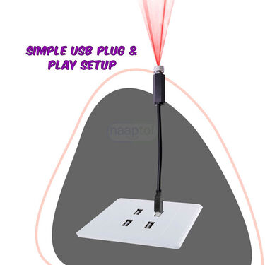 USB Galaxy Laser Light For Home And Car (LL1)