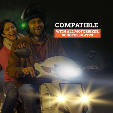 Powerful LED Fog Light With Switch For Bikes & Scooters - Pack of 2 (LSL)