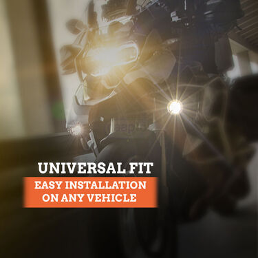 Powerful LED Fog Light With Switch For Bikes & Scooters - Pack of 2 (LSL)