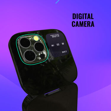 2 Sim Dual Screen Flip Mobile With Camera And With Free Stylish Watch (M2 Mini W)