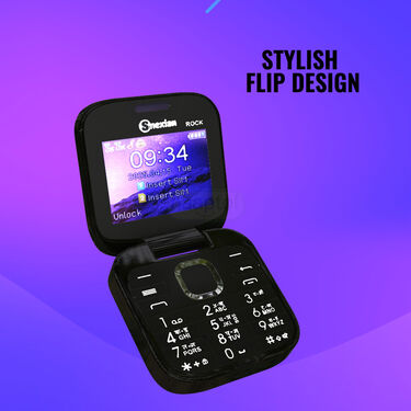 2 Sim Dual Screen Flip Mobile With Camera And With Free Stylish Watch (M2 Mini W)