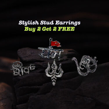 Buy 2 Get 2 Stylish Studs Earrings (MGJ50)