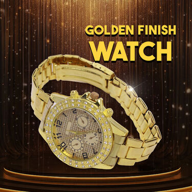 Golden Watch +  2 Digital Watch (MGW2D)