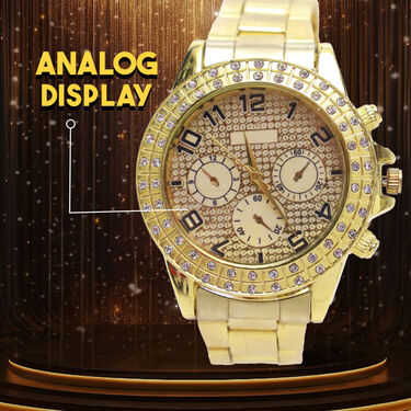 Golden Watch +  2 Digital Watch (MGW2D)