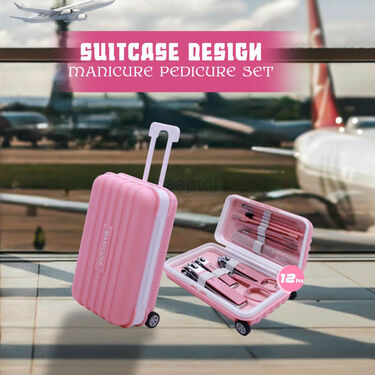 Suitcase Design Manicure Pedicure Set (MP12)