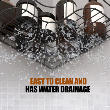 No Drill Bathroom Corner Shelf (NDBCS)