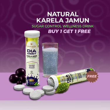 Natural Karela Jamun Sugar Control Wellness Drink - Buy 1 Get 1 Free (NUTRA3)
