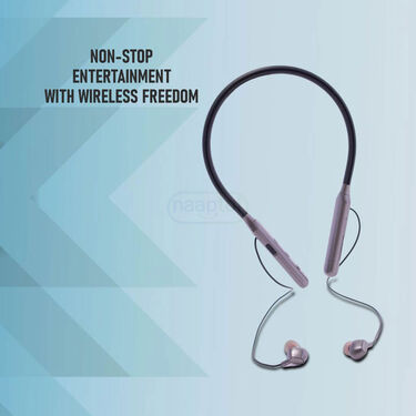 Wireless Bluetooth Neckband Earphone With Free Emergency Keychain Powerbank (PB22)