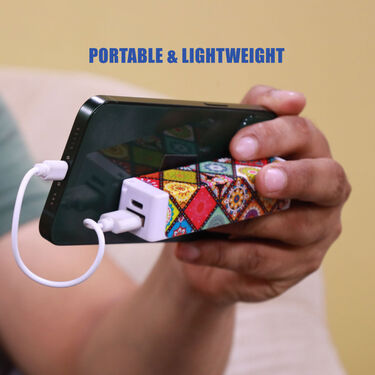 Designer Portable Pocket Power Bank And Bluetooth Headset With Free Trimmer (PB26)