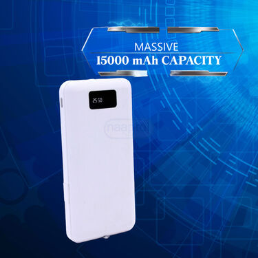Inbuilt Cable 15000 mAh Big Powerbank (PB28)