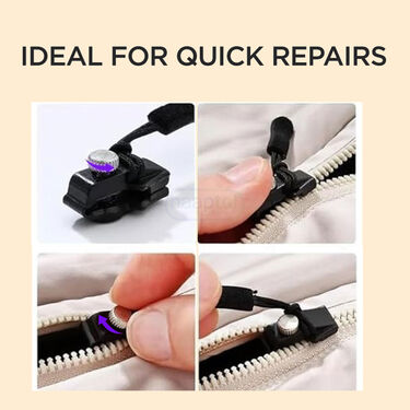 Universal Zipper Slider Replacement Pack of 12 (PD39)