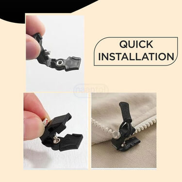 Universal Zipper Slider Replacement Pack of 12 (PD39)