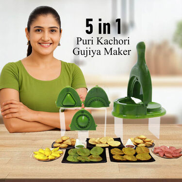 5 In 1 Puri Kachori & Gujiya Maker (PKG16)