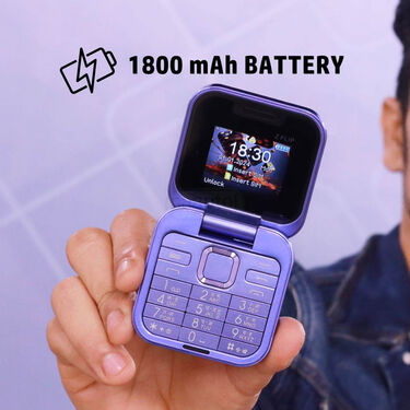 2 Sim Flip Phone With Camera & 4 Languages (PMH1)