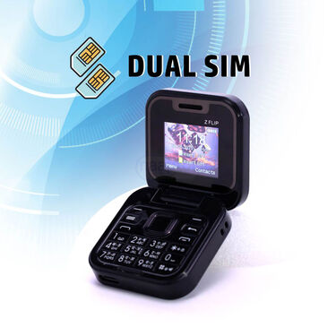 2 Sim Flip Phone With Camera & 4 Languages (PMH1)