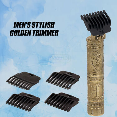 Stylish Golden Trimmer  + Free Black Heads Removing Tools (PMTBRT1)