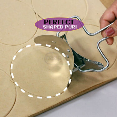 2 Pcs Stainless Steel Puri Roller Cutter (PR)