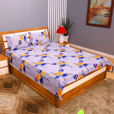 Pack of 7 Beautiful Home Double Bedsheets Set with 2 Blankets (7BS2FB)