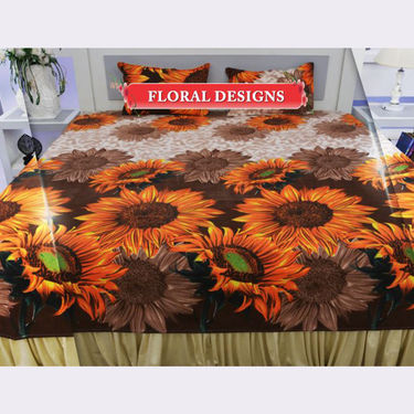 Pack of 8 Double Bedsheets + 16 Pillow Covers (8BS)