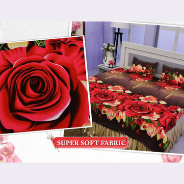 Pack of 8 Double Bedsheets + 16 Pillow Covers (8BS)