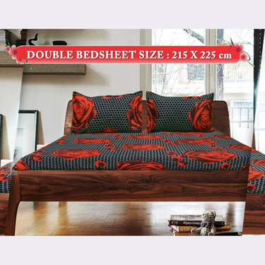 Pack of 8 Double Bedsheets + 16 Pillow Covers (8BS)