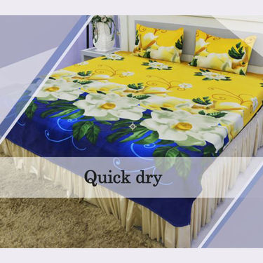 Pack of 8 Double Bedsheets + 16 Pillow Covers (8BS)