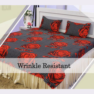Pack of 8 Double Bedsheets + 16 Pillow Covers (8BS)