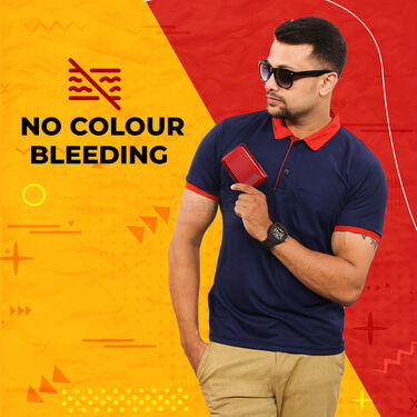 Pack Of 5 Collar T-Shirts With Pocket With 1 Watch + Aluminum Wallet + Sunglass (5PTW-2)