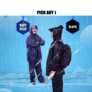 Pick Any 1 Cap  Raincoat For Men By Scottish Club With Free Rain Protector Bag Cover (RCB2)