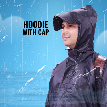 Pick Any 1 Cap  Raincoat For Men By Scottish Club With Free Rain Protector Bag Cover (RCB2)