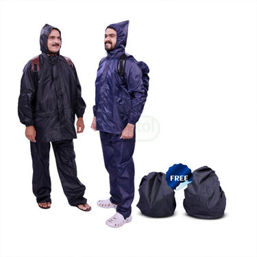 Pick Any 1 Raincoat For Men By Scottish Club With Free 2  Rain Protector Bag Cover (RC2B)