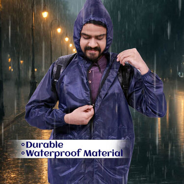 Pick Any 1 Raincoat For Men By Scottish Club With Free 2  Rain Protector Bag Cover (RC2B)