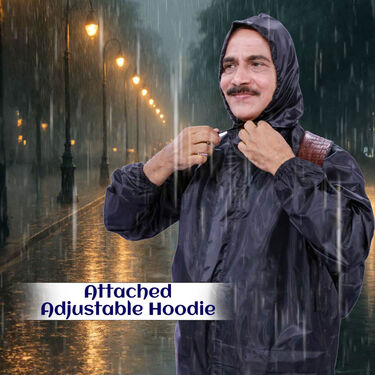 Pick Any 1 Raincoat For Men By Scottish Club With Free 2  Rain Protector Bag Cover (RC2B)