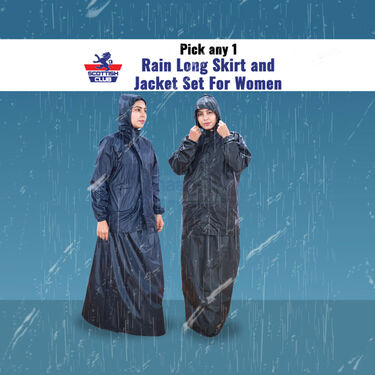 Pick Any 1 Rain Long Skirt And Jacket Set For Womens (RCS1)