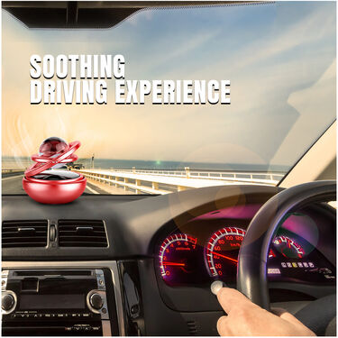 Car Dashboard Red Solar Crystal with Perfume (REDSOL)