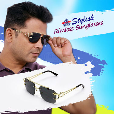 Stylish Rimless Sunglasses (RSG2)