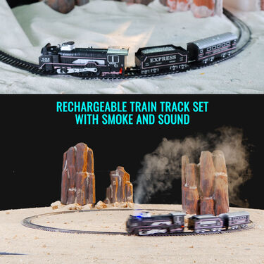 Rechargeable Train Track Set With Smoke And Sound (RTS)