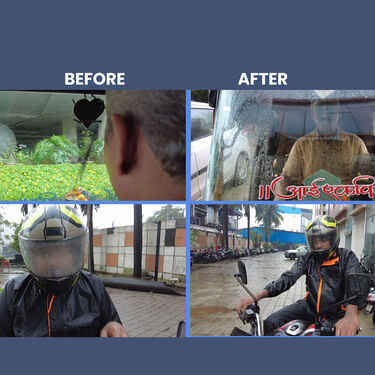 Rain Protection Film for Safe Driving