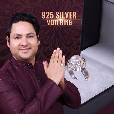 925 Italian Silver Moti Ring (SMR1)