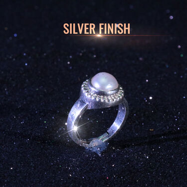 925 Italian Silver Moti Ring (SMR1)