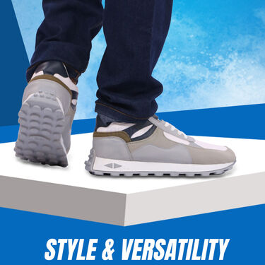 Pick Any 1 Stylish  Sport Shoes And Free Stretchable Watch (SSC11)